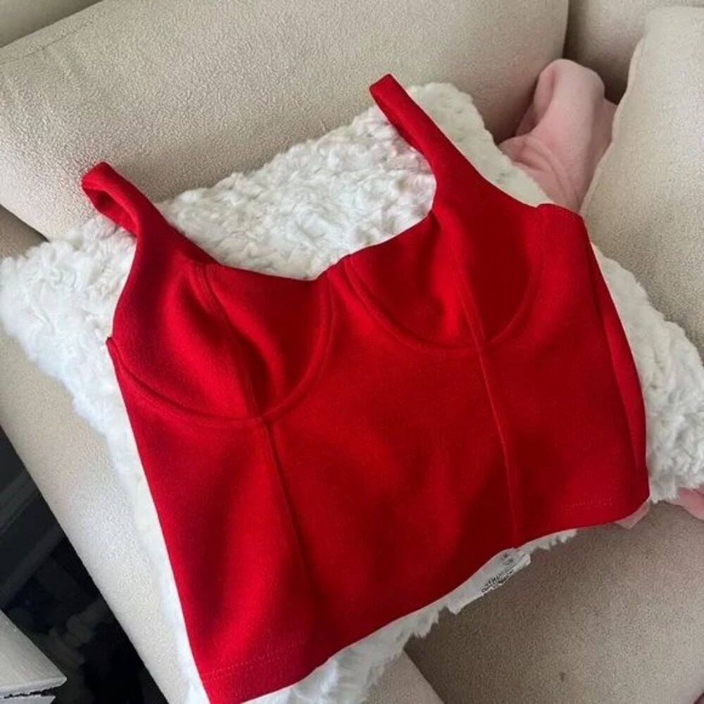 Red Corset Top